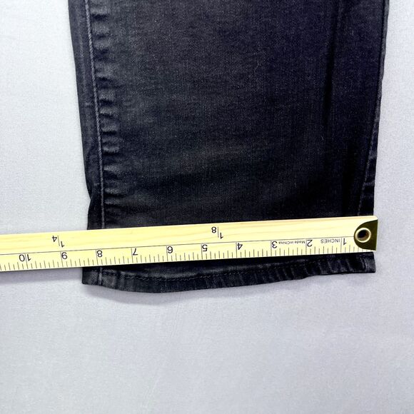 Levi's 315 Jeans Size 32 (W34 L30) Womens Shaping‎ Bootcut Black Denim - Picture 6 of 16